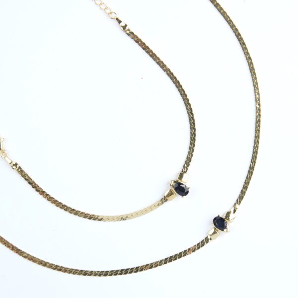 La Parure Collier et Bracelet Saphir