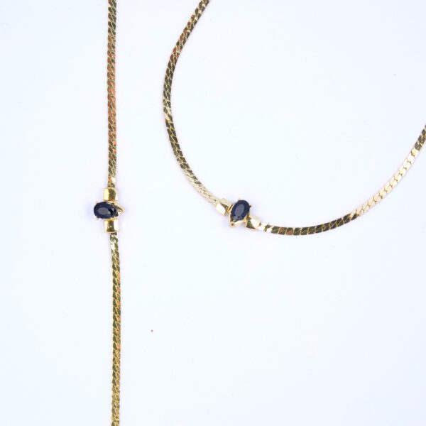 La Parure Collier et Bracelet Saphir – Image 2